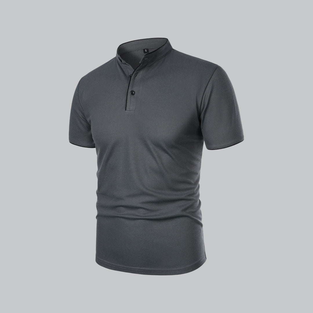 Marcus | Men's Smart-Casual Button Placket Polo Shirt