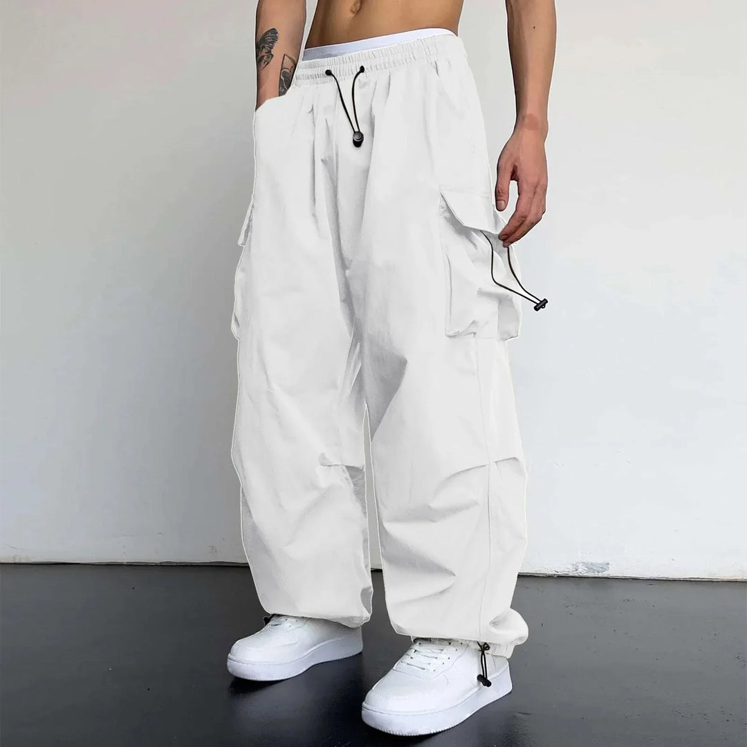 Marcus | Men's Wide Leg Utility Cargo Pants