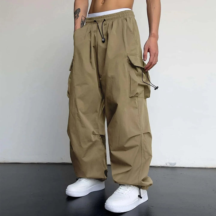 Marcus | Men's Wide Leg Utility Cargo Pants