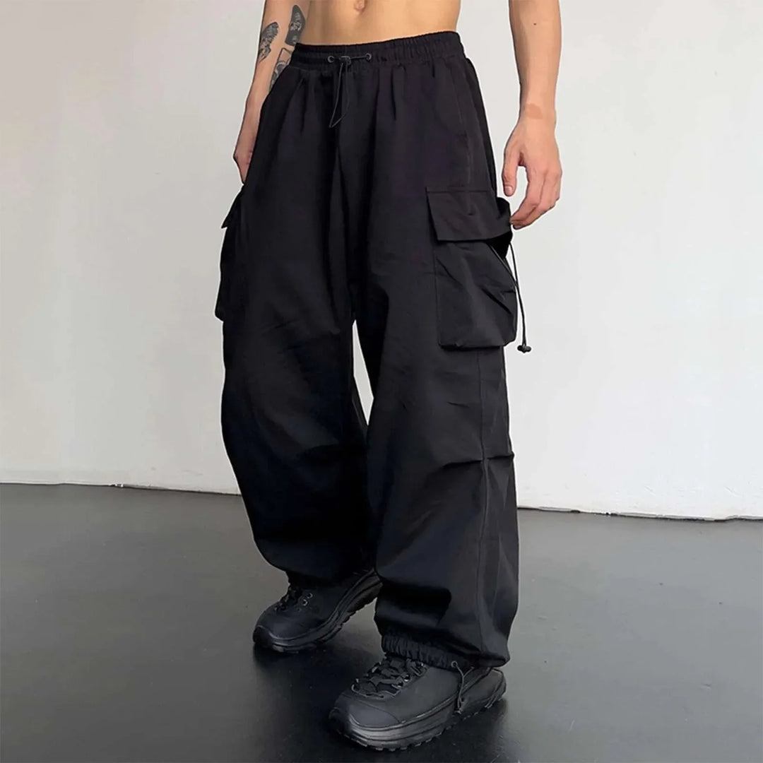 Marcus | Men's Wide Leg Utility Cargo Pants