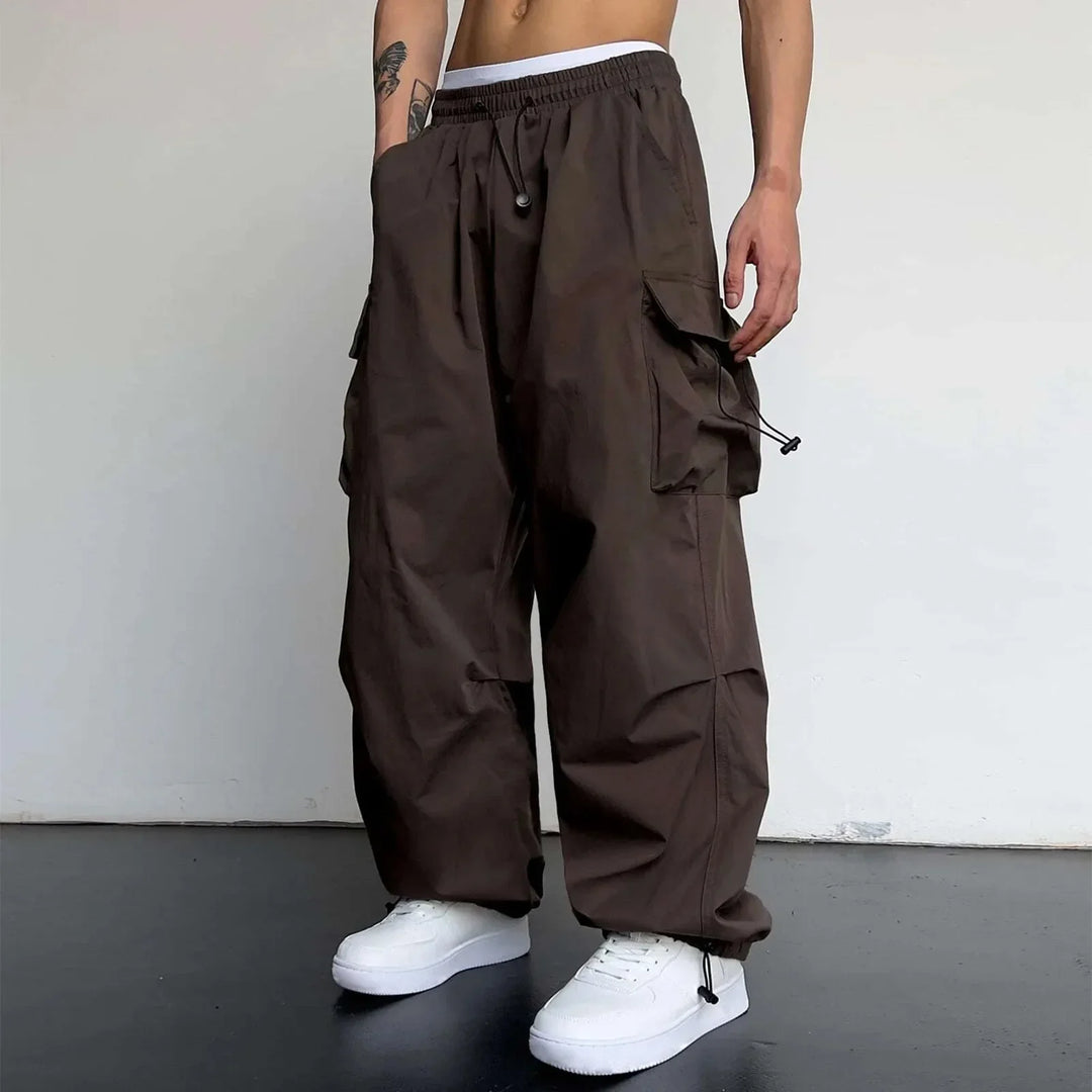 Marcus | Men's Wide Leg Utility Cargo Pants