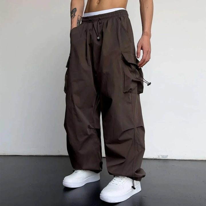 Marcus | Men's Wide Leg Utility Cargo Pants