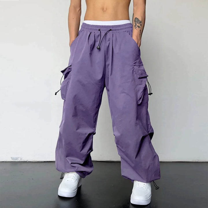 Marcus | Men's Wide Leg Utility Cargo Pants