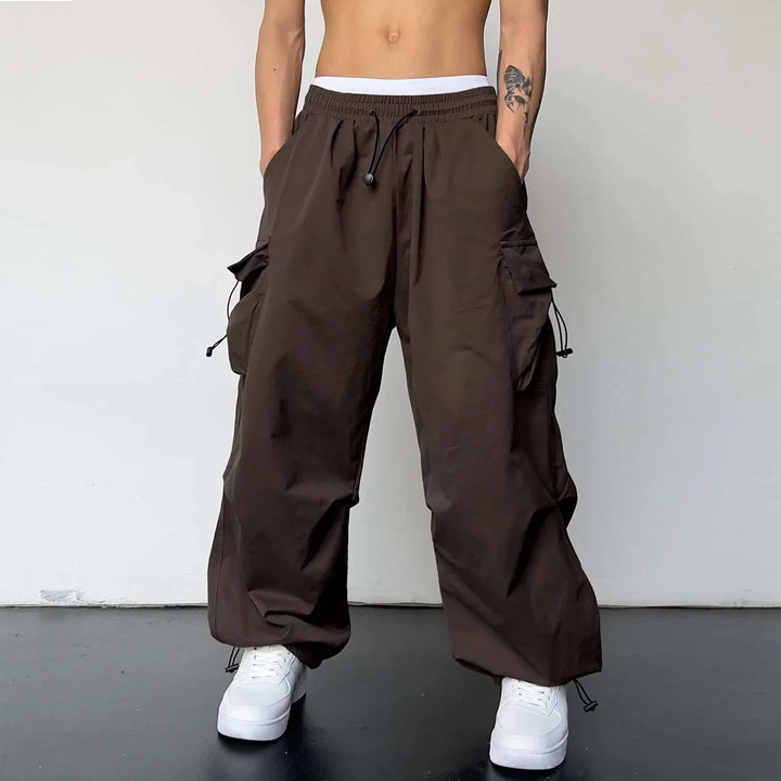 Marcus | Men's Wide Leg Utility Cargo Pants
