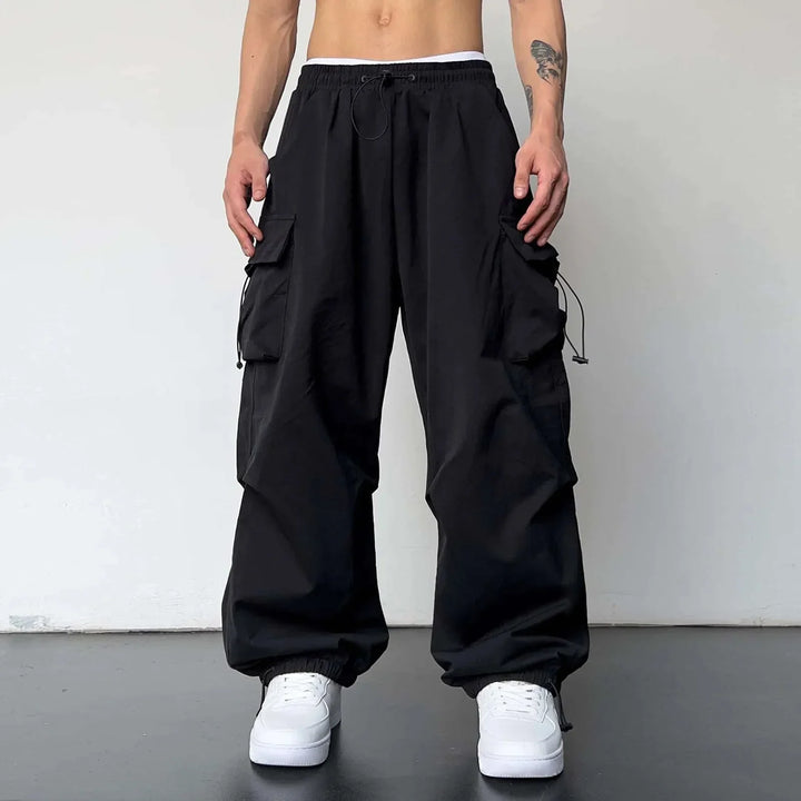 Marcus | Men's Wide Leg Utility Cargo Pants