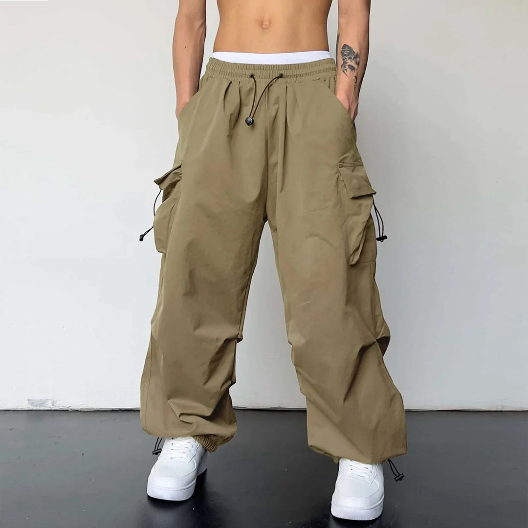 Marcus | Men's Wide Leg Utility Cargo Pants