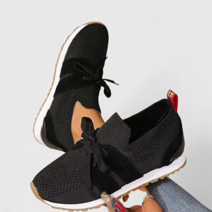 Marguerite | Women's Breathable Slip On Lace Detail Sneakers