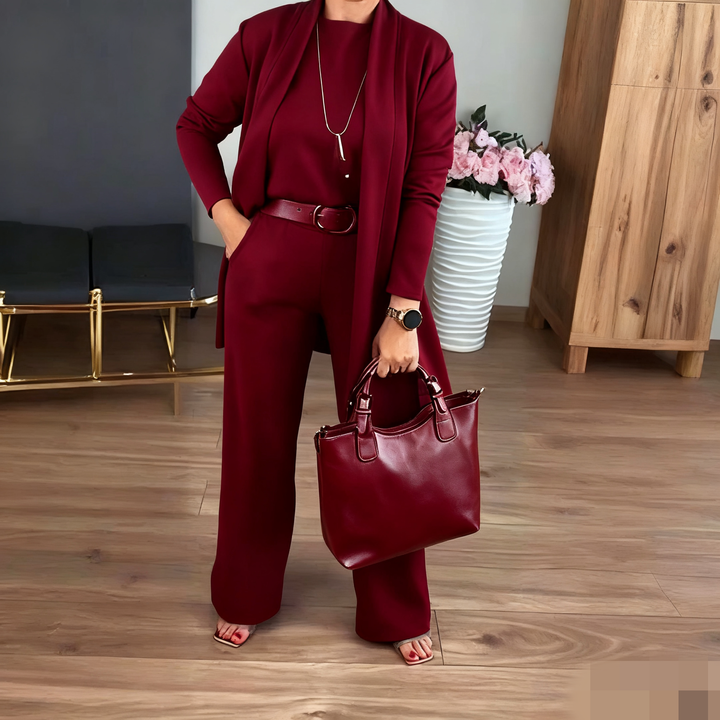 Marguerite | Women's Coordinated Cozy Chic Three-Piece Set