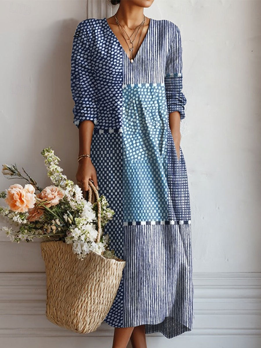 Marguerite | Women's Relaxed Everyday Pocket Midi Dress