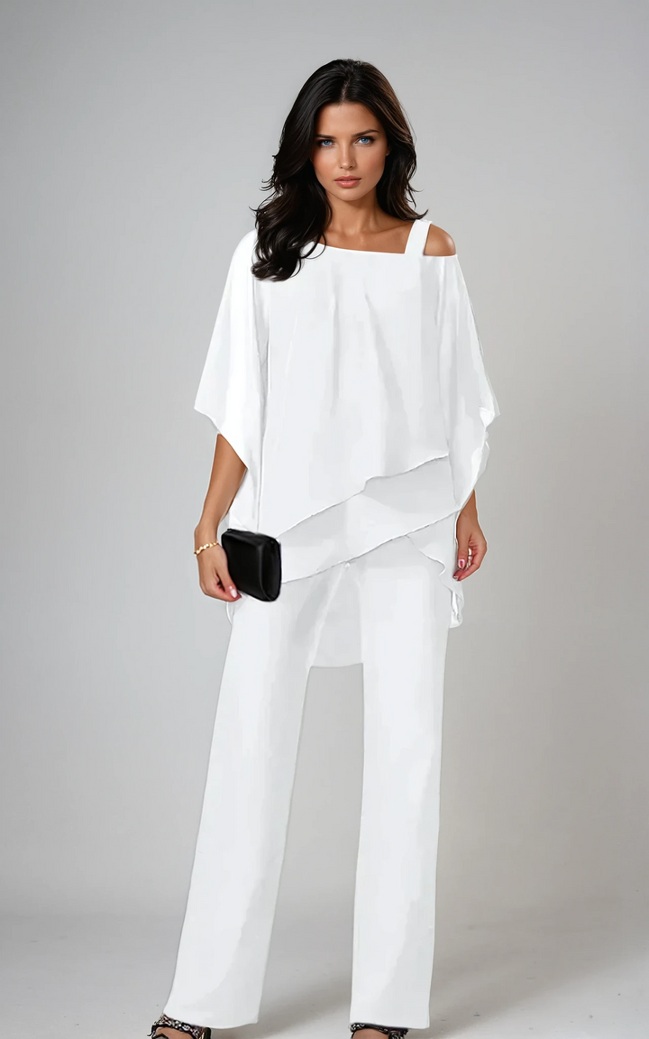 Mariella | Women's Airy Layered Two-Piece Set