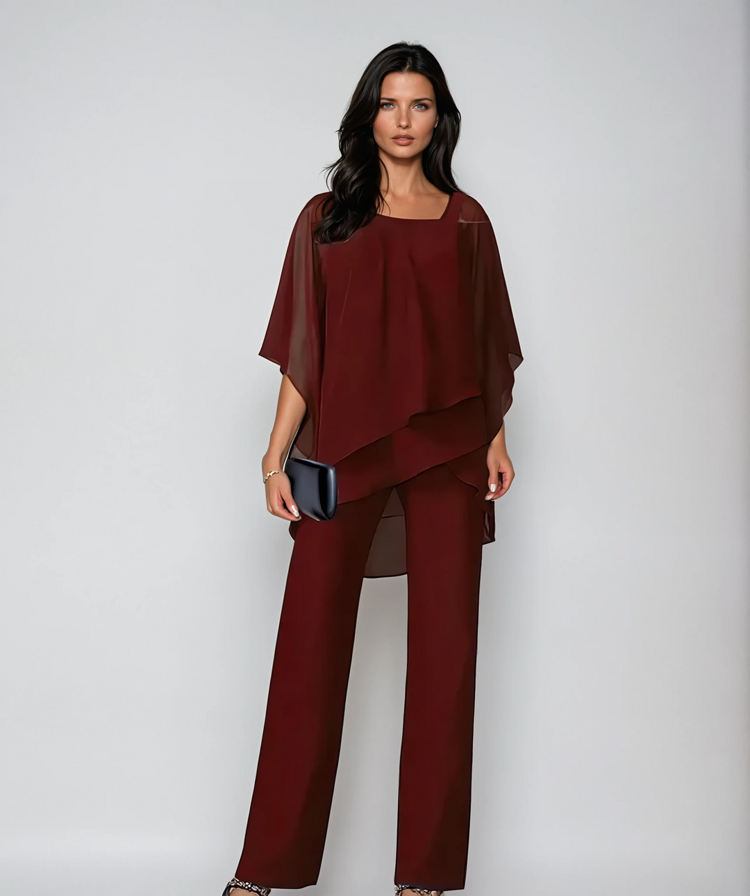 Mariella | Women's Airy Layered Two-Piece Set