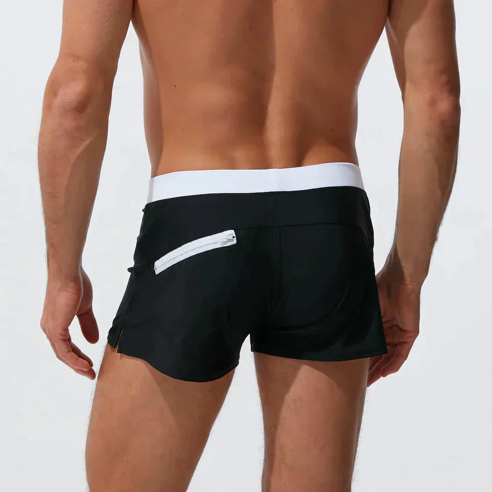 Marlo | Men's Lightweight Quick-Dry Drawstring Swim Trunks
