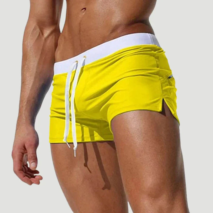 Marlo | Men's Lightweight Quick-Dry Drawstring Swim Trunks