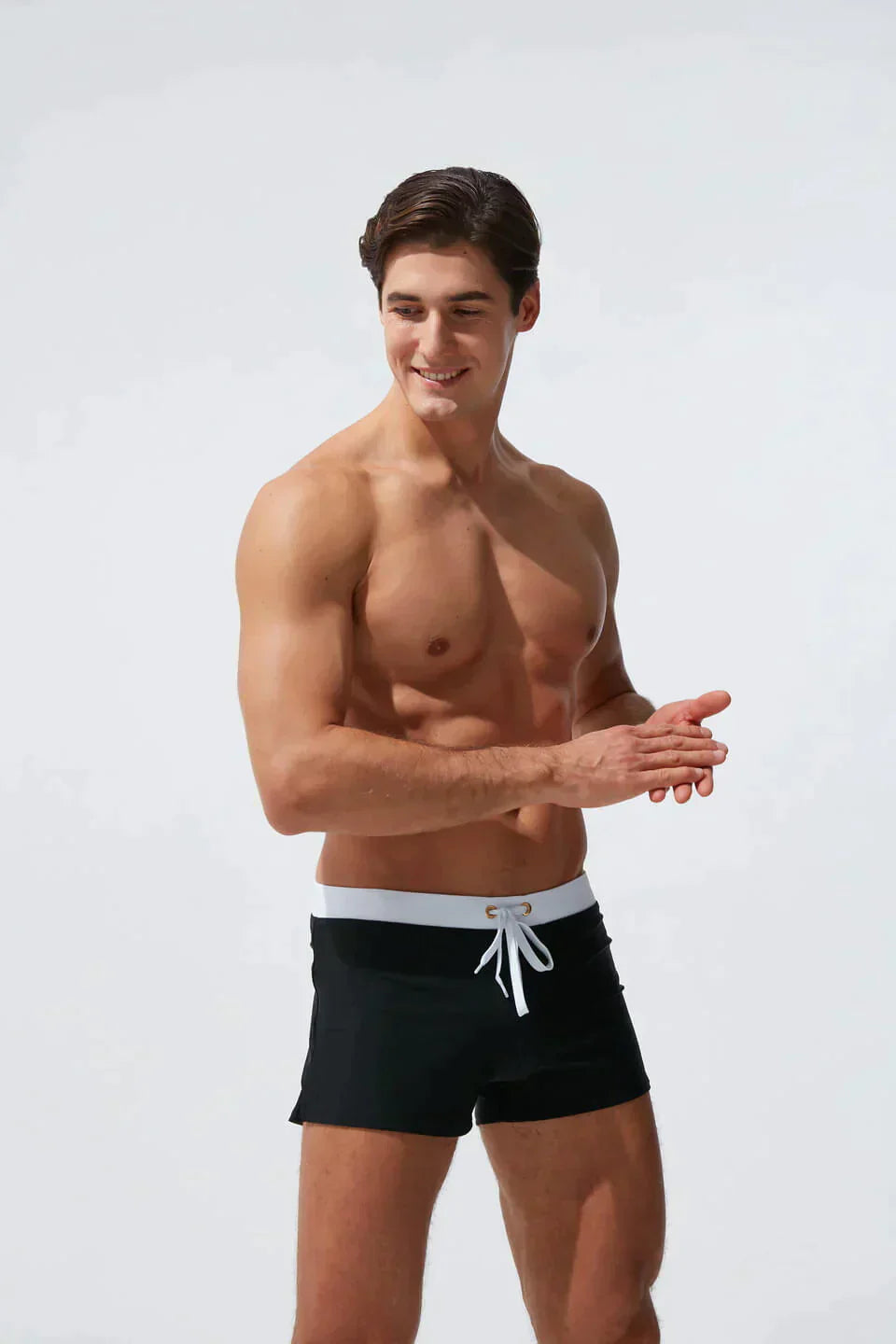 Marlo | Men's Lightweight Quick-Dry Drawstring Swim Trunks