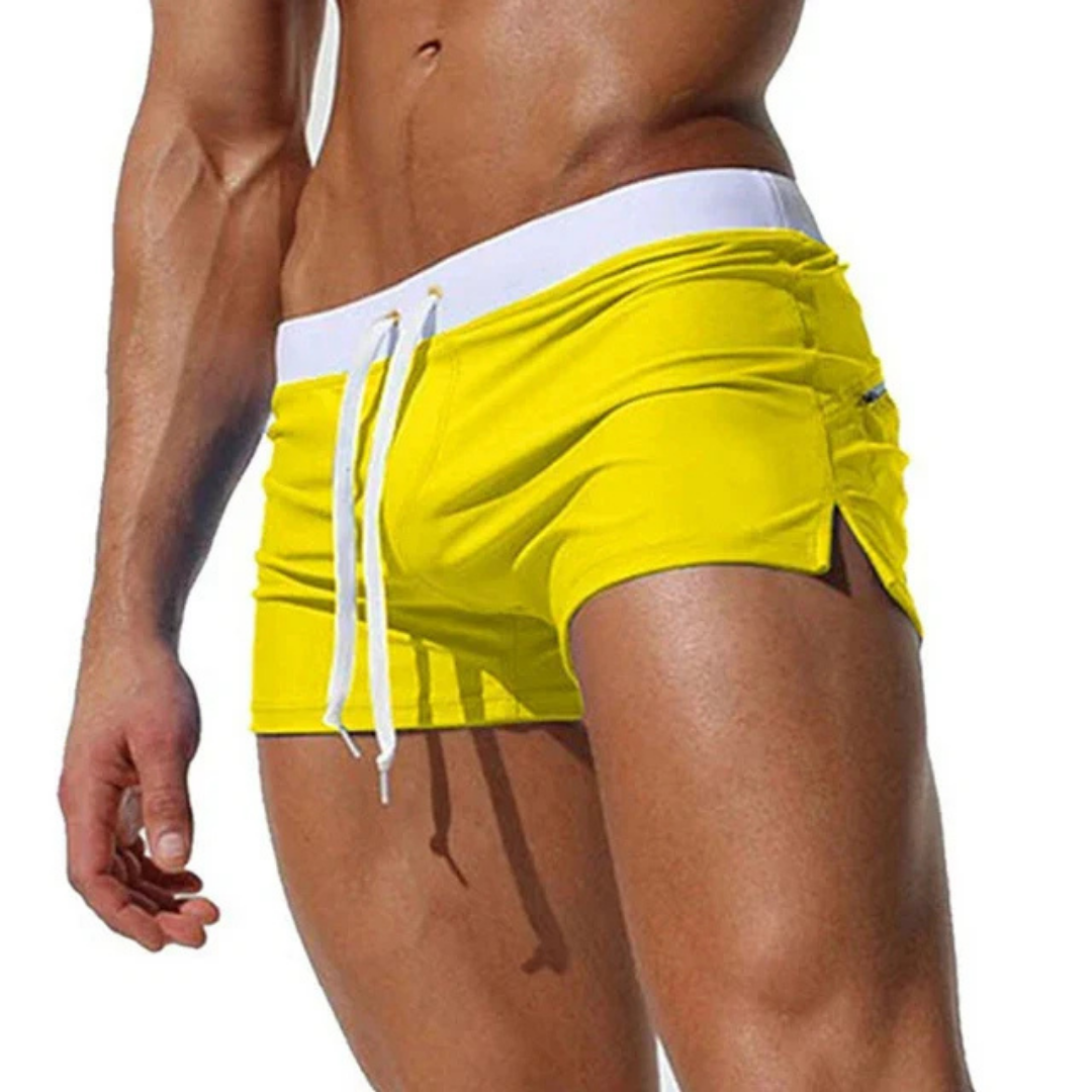 Marlo | Men's Lightweight Quick-Dry Drawstring Swim Trunks
