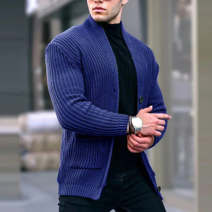 Matheus | Men's Longline Open Front Cardigan