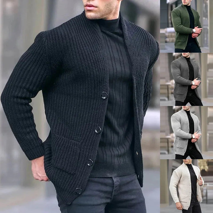 Matheus | Men's Longline Open Front Cardigan