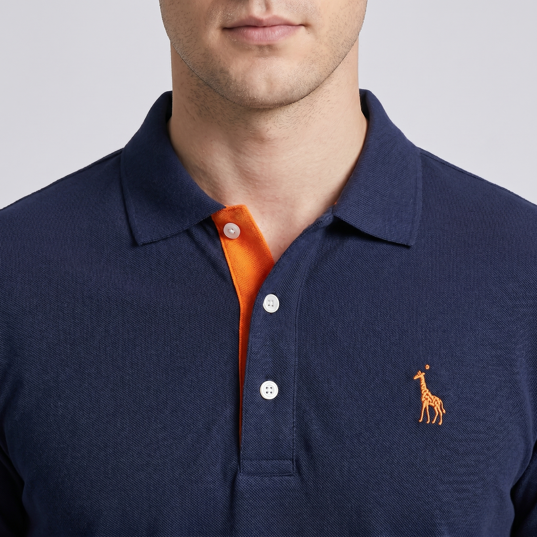 Maxwell | Men's Contrast Trim Pique Short Sleeve Polo Shirt