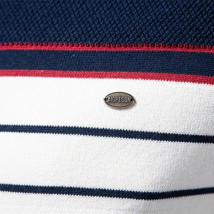 Mederic | Men's Breton Stripe Crew Neck Sweater