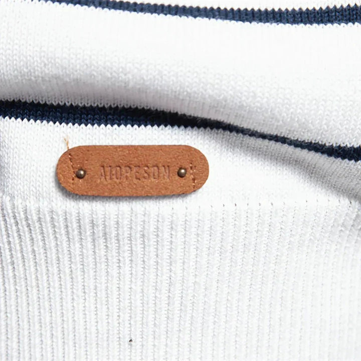 Mederic | Men's Breton Stripe Crew Neck Sweater