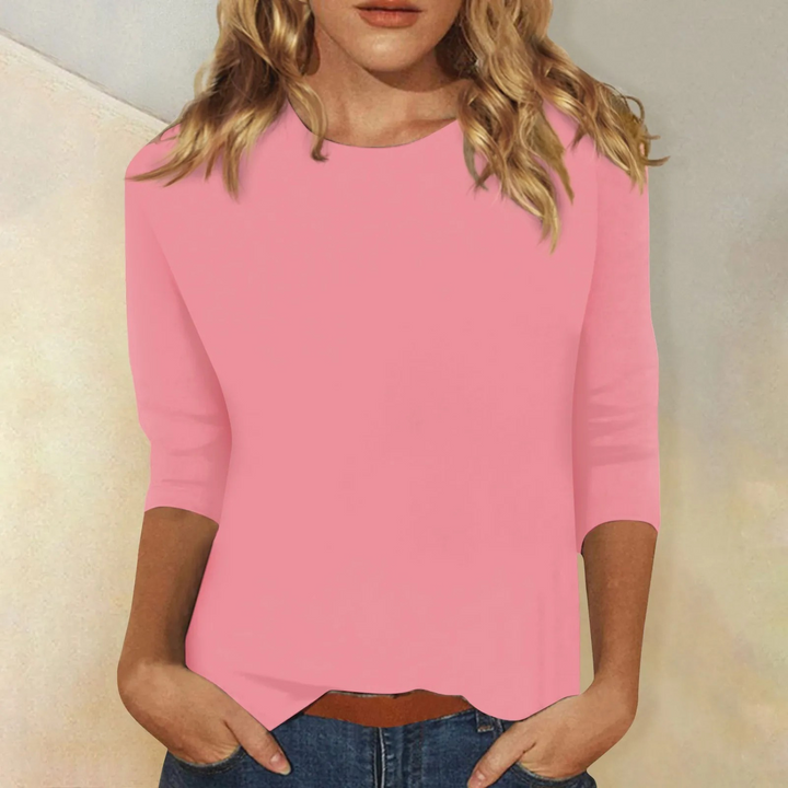Meliora | Women's Loose-Fit Tunic Three-Quarter Sleeve Blouse