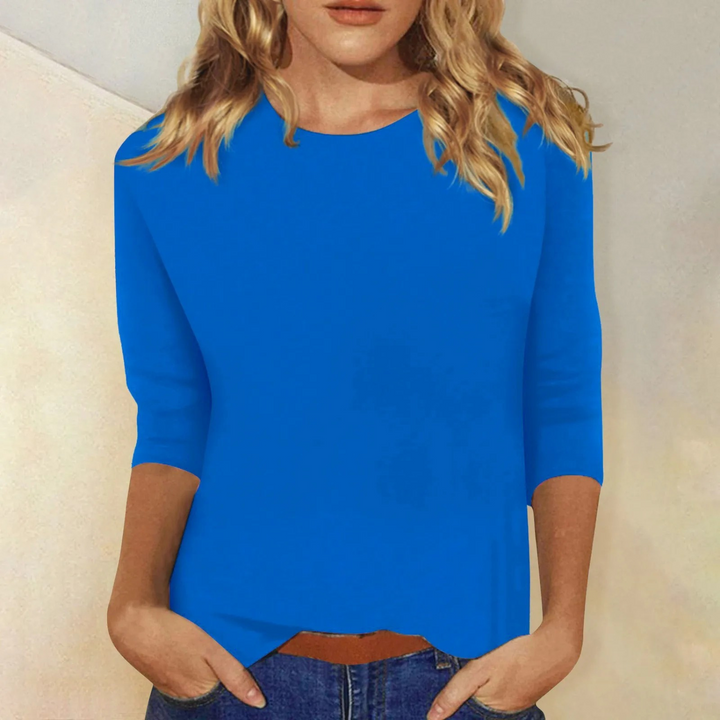 Meliora | Women's Loose-Fit Tunic Three-Quarter Sleeve Blouse