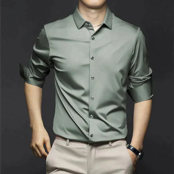 mens-business-woven-shirt-with-button-placket-and-point-collar-6