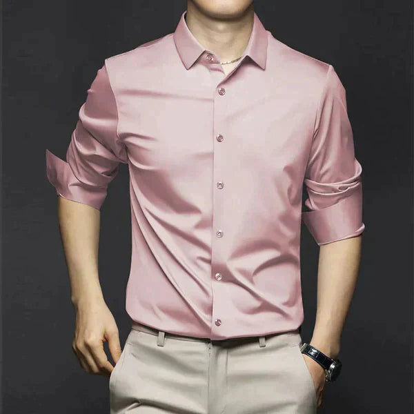 mens-business-woven-shirt-with-button-placket-and-point-collar-8