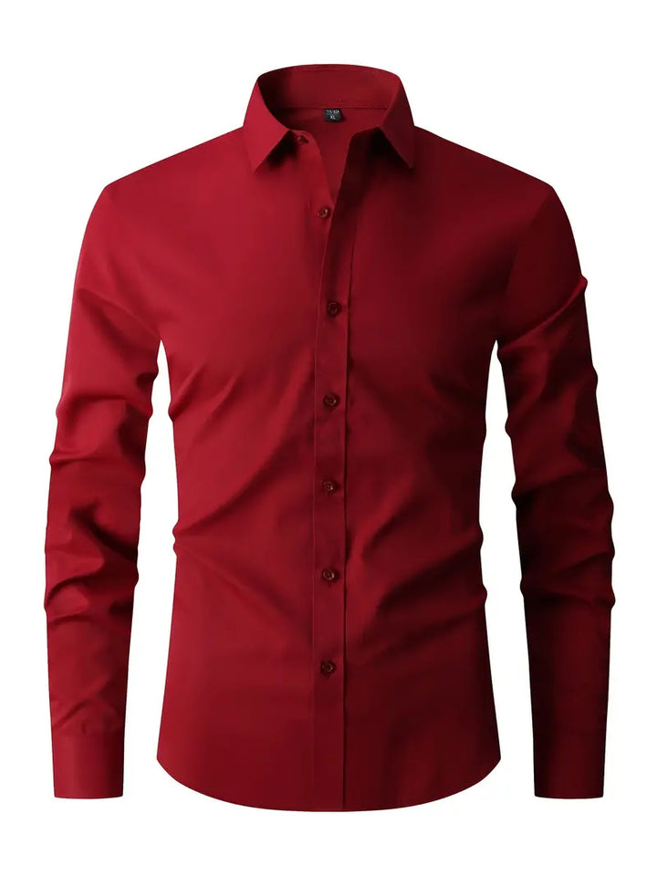 mens-business-woven-shirt-with-point-collar-and-button-cuffs-5