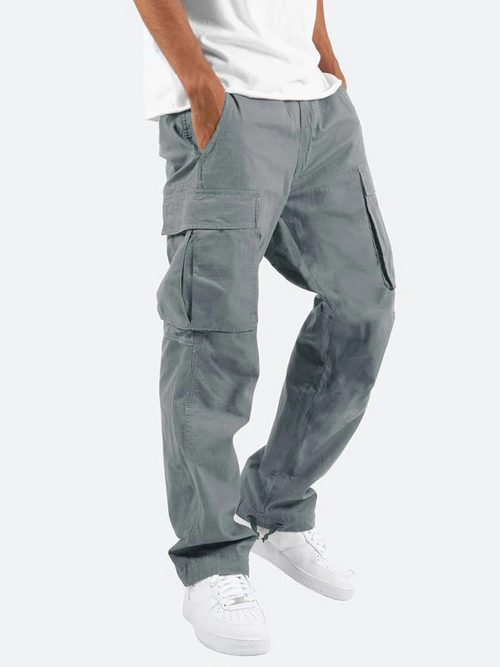 Men's Cargo Pants with Multiple Pockets