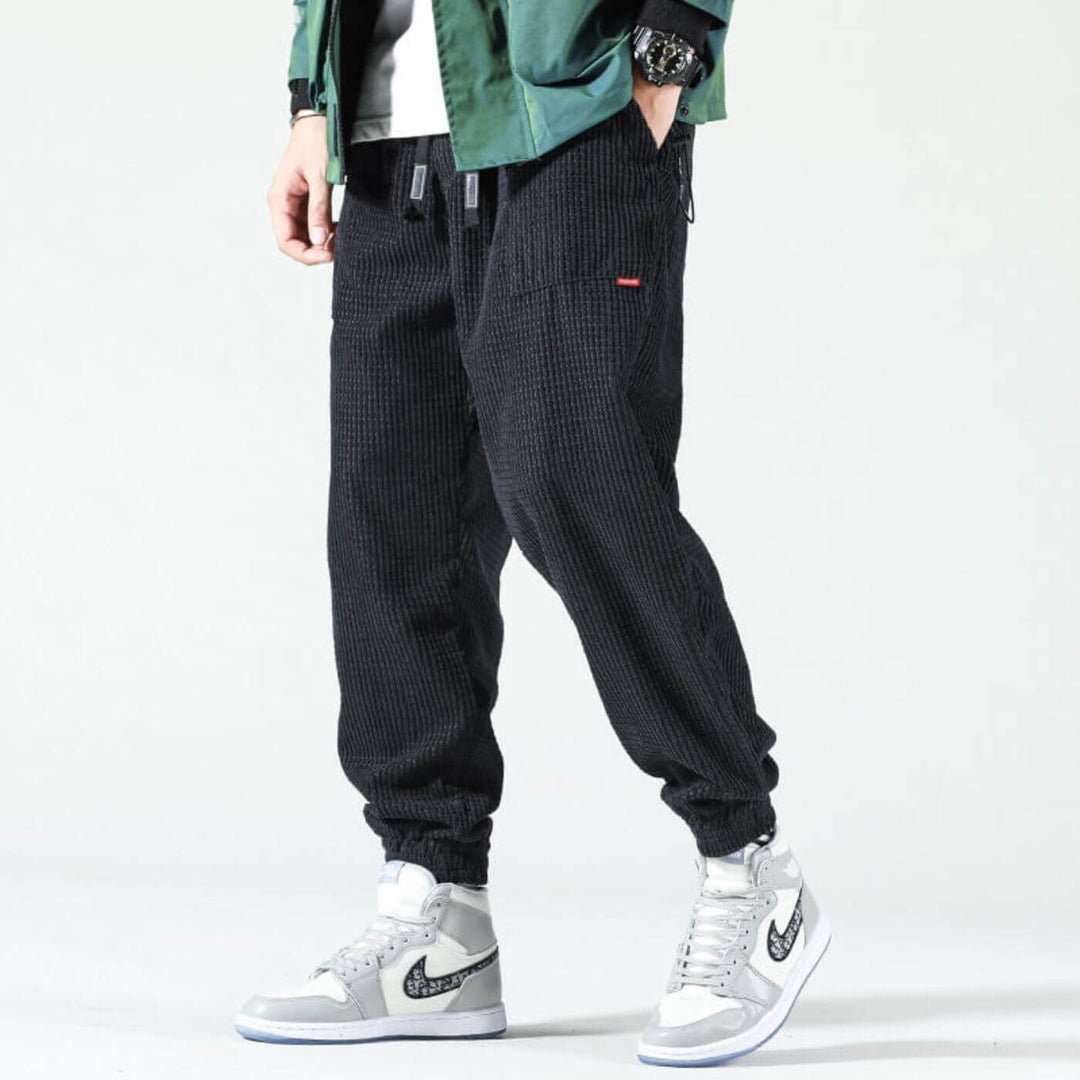 mens-casual-corduroy-joggers-with-drawstring-waist-and-cuffed-ankles-4