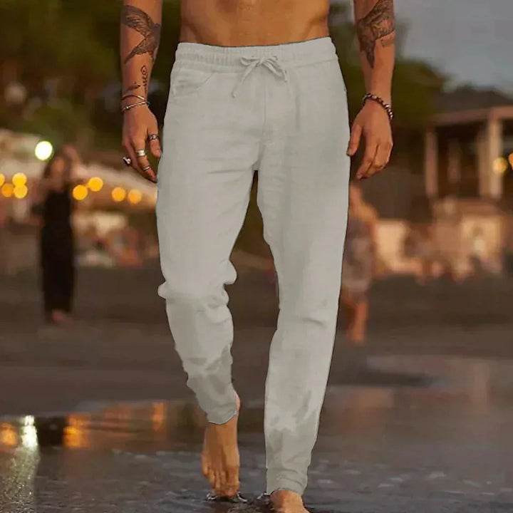 mens-linen-blend-pants-with-drawstring-waist-and-elastic-cuffs-3