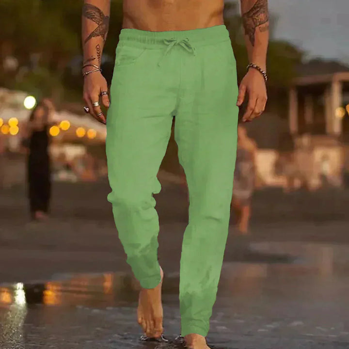 mens-linen-blend-pants-with-drawstring-waist-and-elastic-cuffs-9