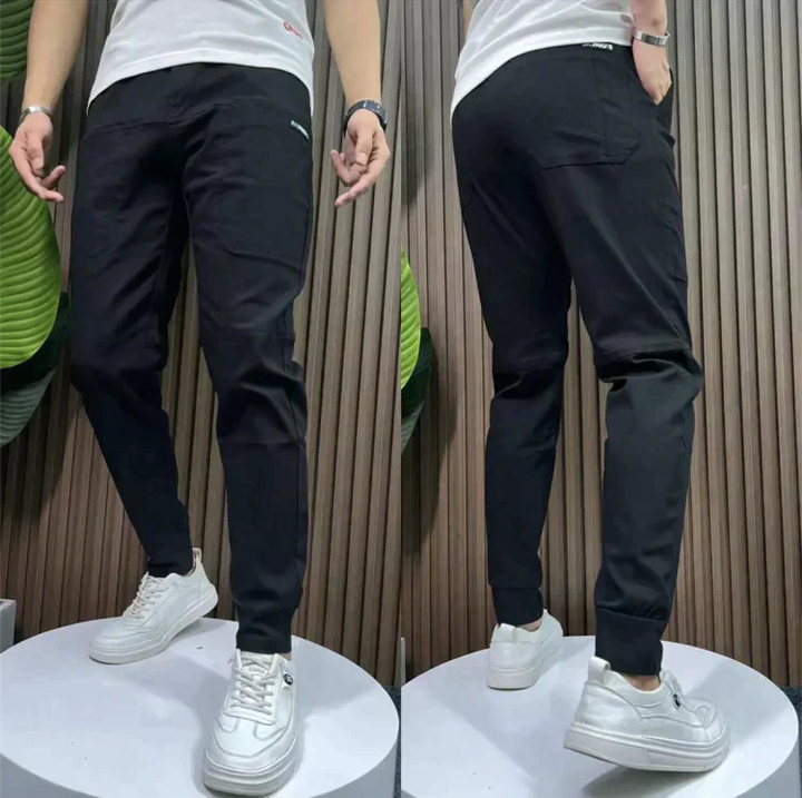 mens-polyester-blend-cargo-pants-with-zip-pocket-and-pull-on-waist-3