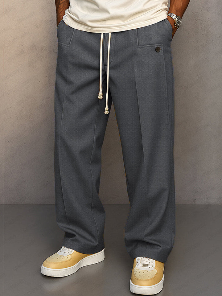 mens-straight-leg-woven-pants-with-drawstring-waist-and-patch-pockets-3