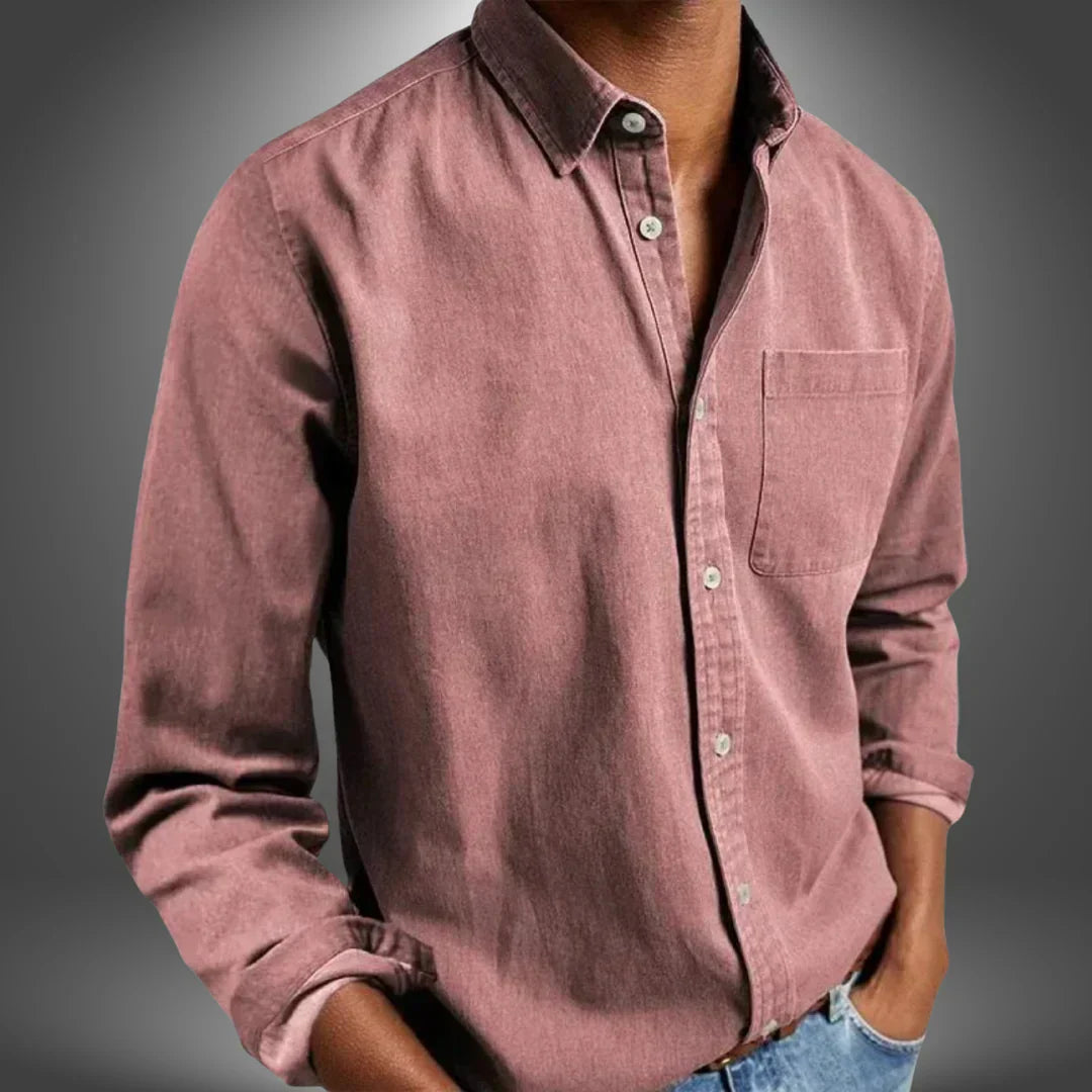 mens-woven-button-front-shirt-with-spread-collar-and-chest-pocket-11