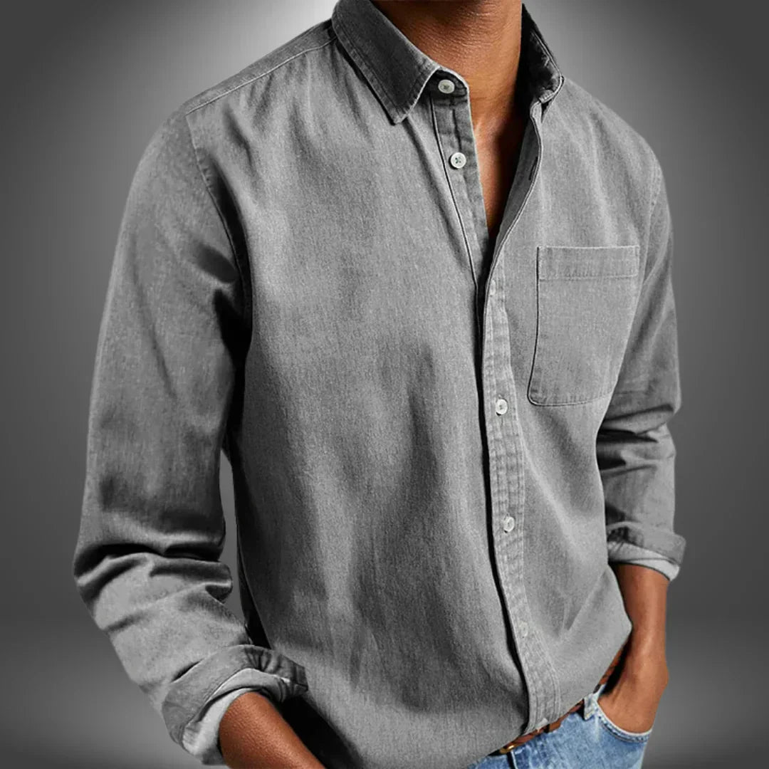 mens-woven-button-front-shirt-with-spread-collar-and-chest-pocket-6