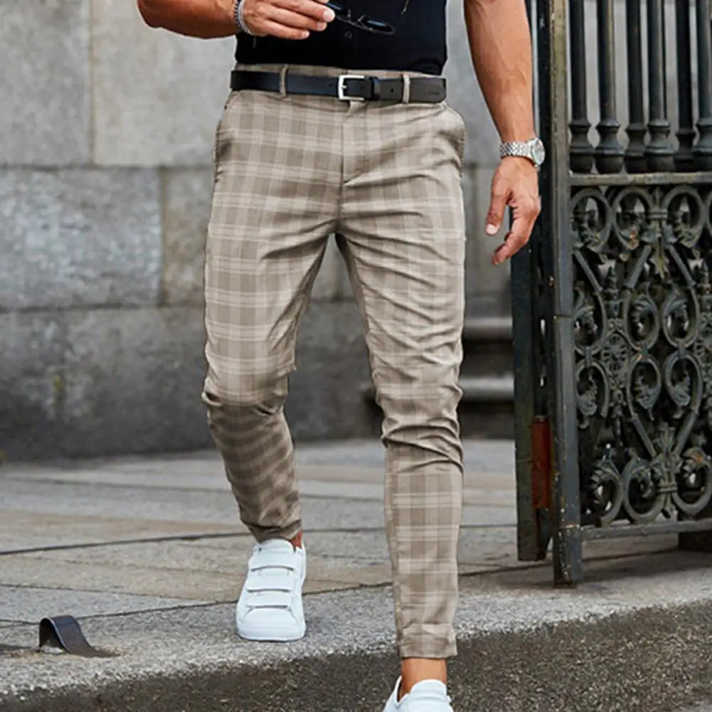 mens-woven-plaid-pants-with-belt-loops-and-cropped-hem-2
