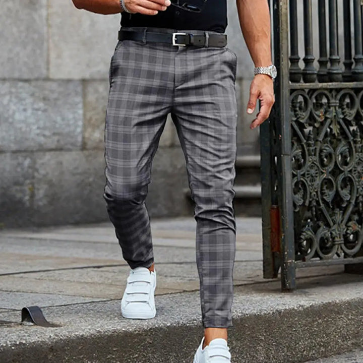 mens-woven-plaid-pants-with-belt-loops-and-cropped-hem-3