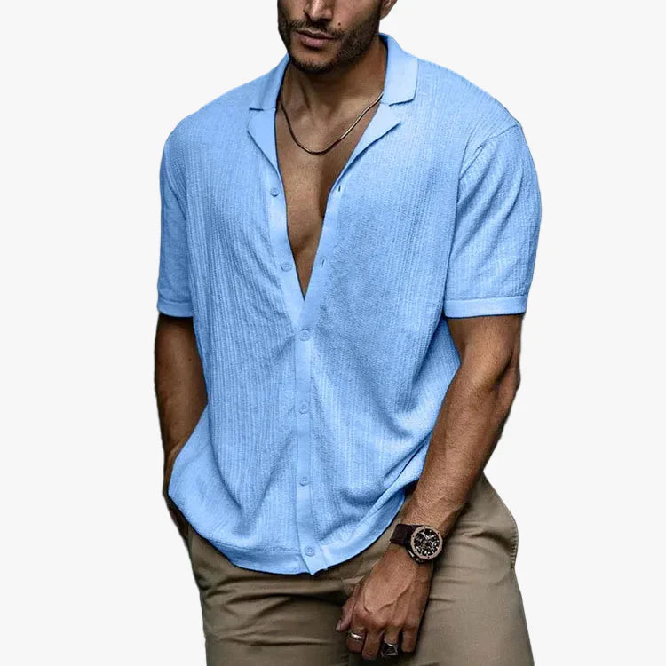 mens-woven-short-sleeve-shirt-with-button-front-and-spread-collar-1