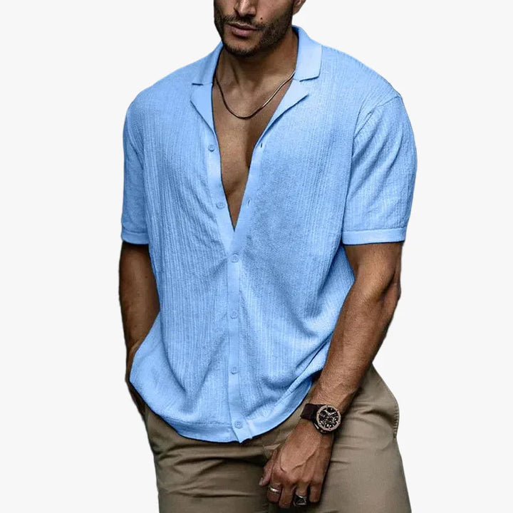 mens-woven-short-sleeve-shirt-with-button-front-and-spread-collar-1