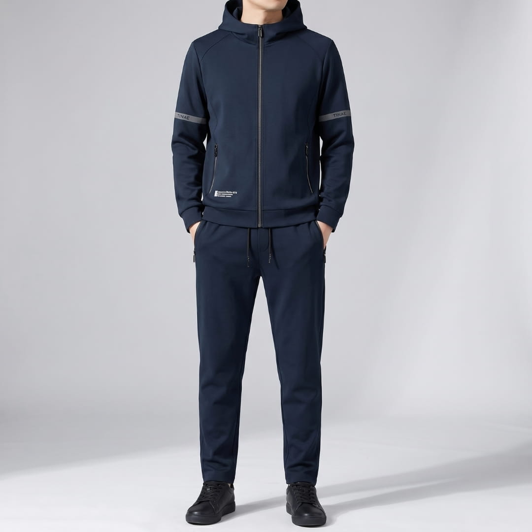 Milon | Men's Hooded Zip Tracksuit Set