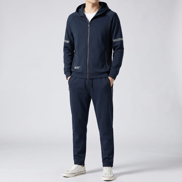 Milon | Men's Hooded Zip Tracksuit Set
