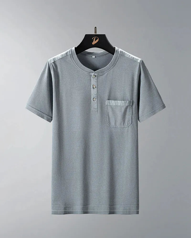Narcisse | Men's Waffle Knit Henley