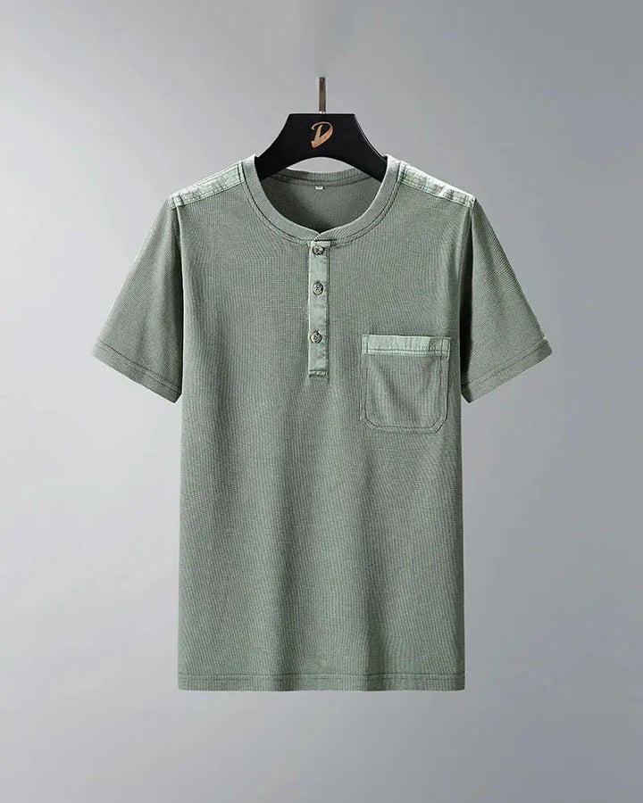 Narcisse | Men's Waffle Knit Henley
