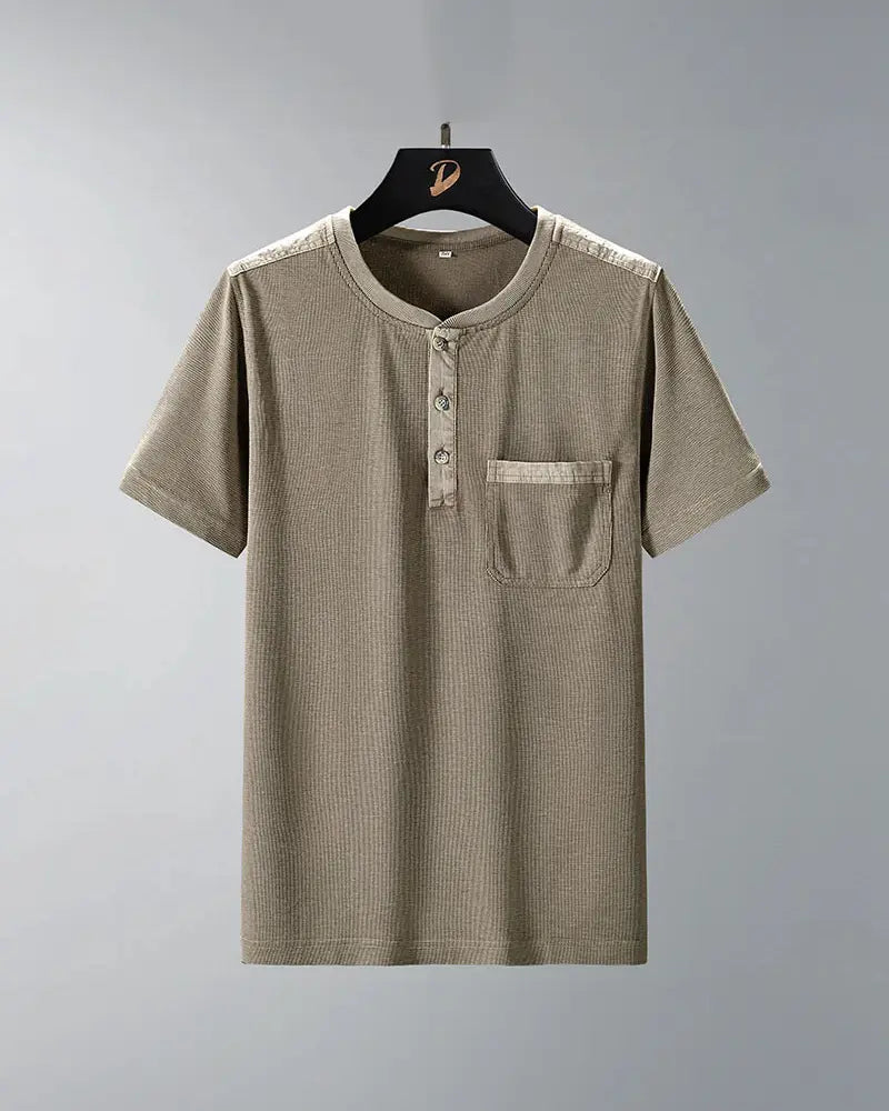 Narcisse | Men's Waffle Knit Henley
