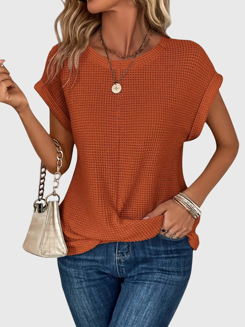 Odette | Women's Timeless Crew Neck Versatile Blouse