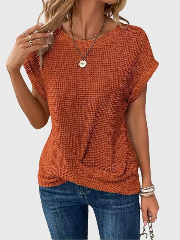 Odette | Women's Timeless Crew Neck Versatile Blouse