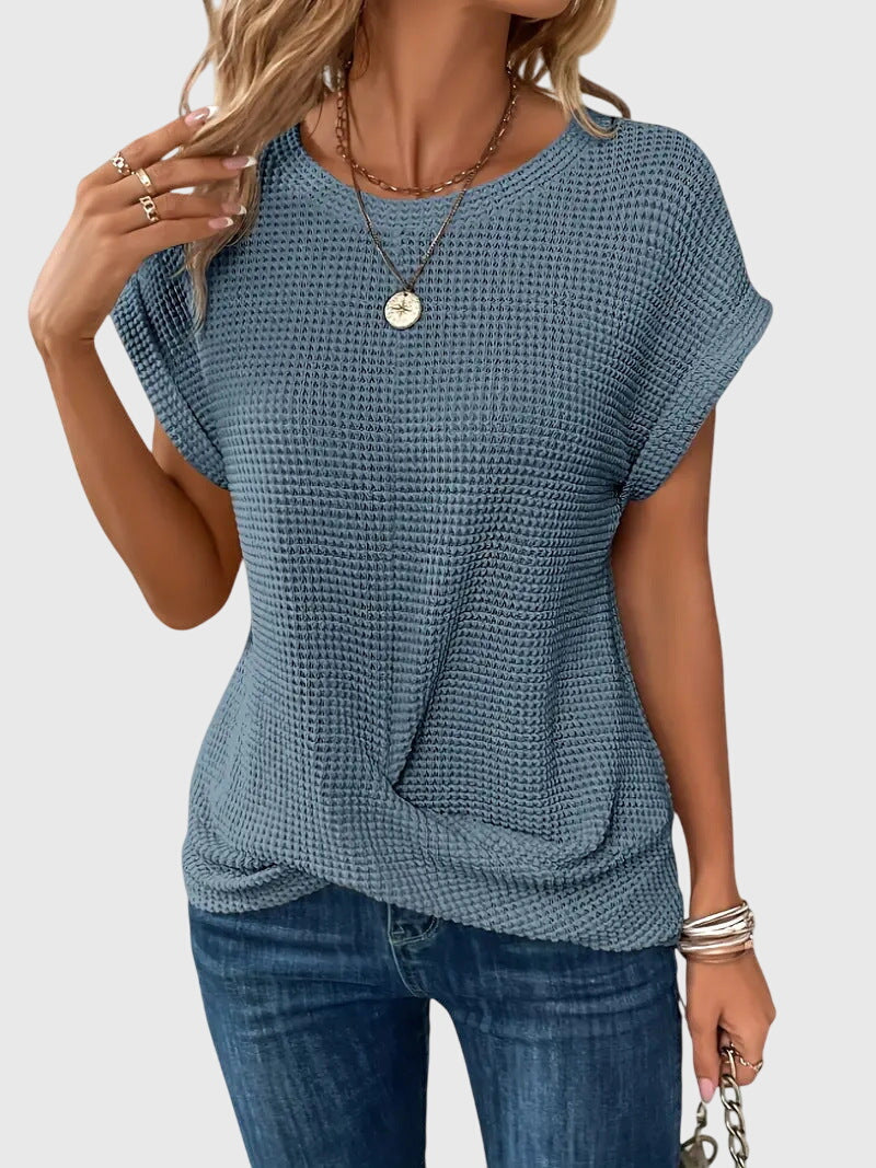 Odette | Women's Timeless Crew Neck Versatile Blouse