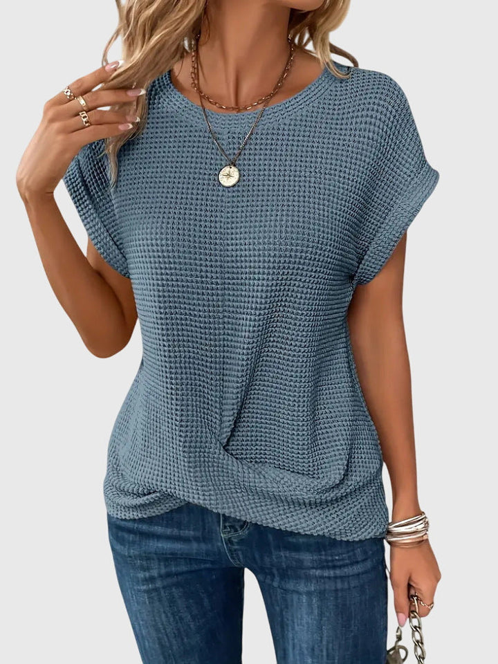 Odette | Women's Timeless Crew Neck Versatile Blouse